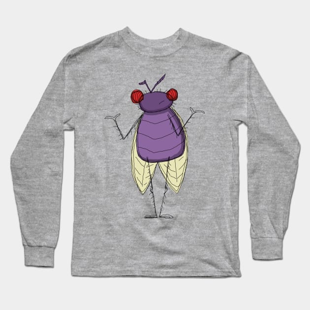 Cicada Shrug Long Sleeve T-Shirt by Spooks2020